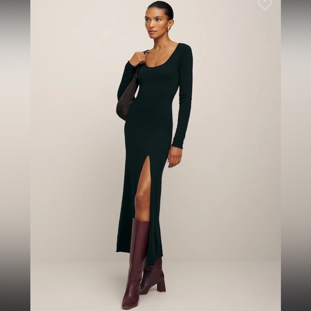 Reformation Jennita Cashmere Dress